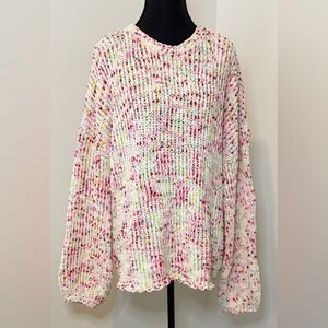 Crown & Ivy Speckled Knit Women's‎ Sweater